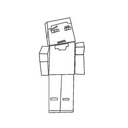 Desenho Minecraft (Videogames) #113766 para imprimir e colorir