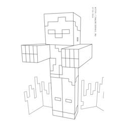 Desenho Minecraft (Videogames) #113844 para imprimir e colorir