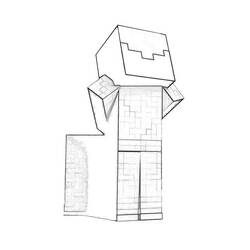 Desenho Minecraft (Videogames) #113854 para imprimir e colorir