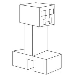 Desenho Minecraft (Videogames) #171124 para imprimir e colorir