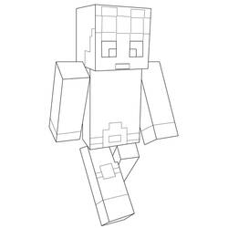 Desenho Minecraft (Videogames) #171141 para imprimir e colorir