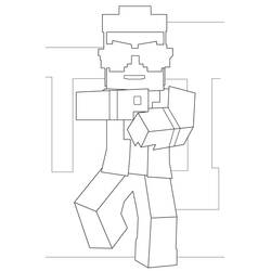 Desenho Minecraft (Videogames) #171157 para imprimir e colorir