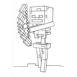 Desenho Minecraft (Videogames) #171168 para imprimir e colorir