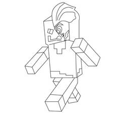 Desenho Minecraft (Videogames) #171188 para imprimir e colorir