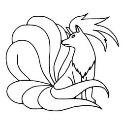 Desenhos para colorir: Ninetales - Páginas para Colorir Imprimíveis Gratuitamente
