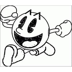 Página para colorir de Pac-Man (Videogames) #207809, pronta para imprimir