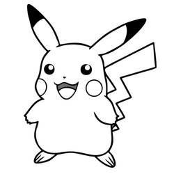 Desenho Pikachu (Videogames) #215413 para imprimir e colorir