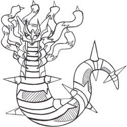 Desenhos para colorir: Pokémon Giratina - Páginas para Colorir Imprimíveis Gratuitamente