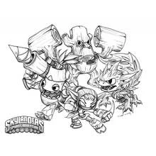 Desenho Skylanders (Videogames) #43382 para imprimir e colorir