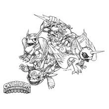 Desenho Skylanders (Videogames) #43397 para imprimir e colorir