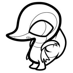 Desenhos para colorir: Snivy - Páginas para Colorir Imprimíveis Gratuitamente