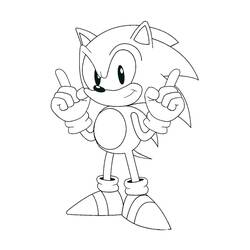 Desenho Sonic (Videogames) #180825 para imprimir e colorir