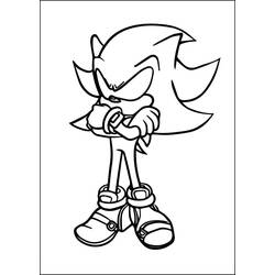 Desenho Sonic Sombrio (Videogames) #222163 para imprimir e colorir