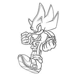 Desenho Sonic Sombrio (Videogames) #222167 para imprimir e colorir