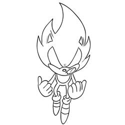 Desenho Sonic Sombrio (Videogames) #222177 para imprimir e colorir