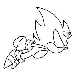 Desenho Sonic Sombrio (Videogames) #222182 para imprimir e colorir