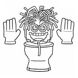 Spaghetti Tualetti - Desenhos para colorir gratuitos