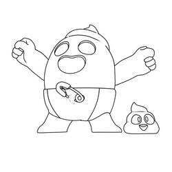 Desenho Spike Brawl Stars (Videogames) #221031 para imprimir e colorir
