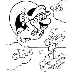 Desenho Super Mario Bros (Videogames) #153622 para imprimir e colorir