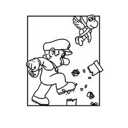 Desenho Super Mario Bros (Videogames) #153693 para imprimir e colorir
