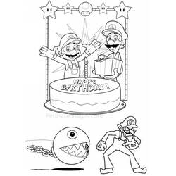 Desenho Super Mario Bros (Videogames) #153738 para imprimir e colorir