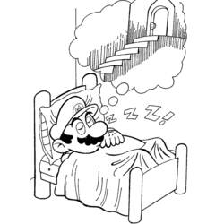 Desenho Super Mario Bros (Videogames) #153763 para imprimir e colorir