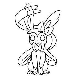 Desenhos para colorir: Sylveon - Páginas para Colorir Imprimíveis Gratuitamente