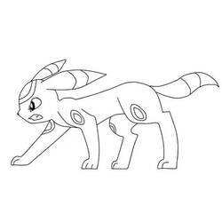 Desenhos para colorir: Umbreon - Páginas para Colorir Imprimíveis Gratuitamente