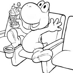 Página para colorir: Yoshi (Videogames) #113492 - Páginas para Colorir Imprimíveis Gratuitamente