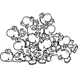 Página para colorir: Yoshi (Videogames) #113494 - Páginas para Colorir Imprimíveis Gratuitamente