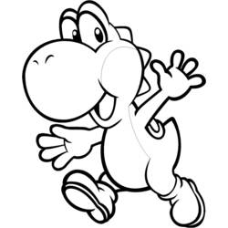 Página para colorir: Yoshi (Videogames) #113495 - Páginas para Colorir Imprimíveis Gratuitamente