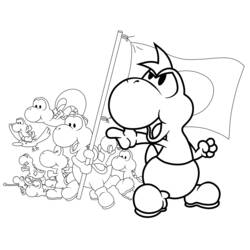 Página para colorir: Yoshi (Videogames) #113496 - Páginas para Colorir Imprimíveis Gratuitamente