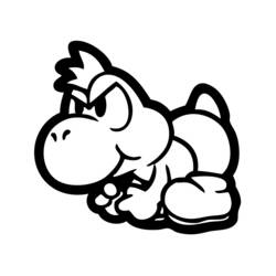 Página para colorir: Yoshi (Videogames) #113504 - Páginas para Colorir Imprimíveis Gratuitamente