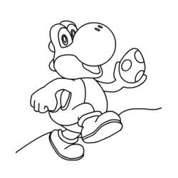 Desenhos para colorir: Yoshi - Páginas para Colorir Imprimíveis Gratuitamente