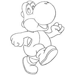 Página para colorir: Yoshi (Videogames) #113510 - Páginas para Colorir Imprimíveis Gratuitamente