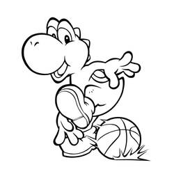 Página para colorir: Yoshi (Videogames) #113512 - Páginas para Colorir Imprimíveis Gratuitamente