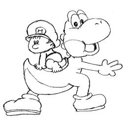 Página para colorir: Yoshi (Videogames) #113516 - Páginas para Colorir Imprimíveis Gratuitamente