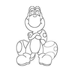 Página para colorir: Yoshi (Videogames) #113517 - Páginas para Colorir Imprimíveis Gratuitamente