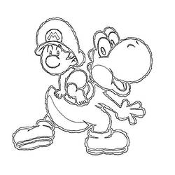 Página para colorir: Yoshi (Videogames) #113523 - Páginas para Colorir Imprimíveis Gratuitamente