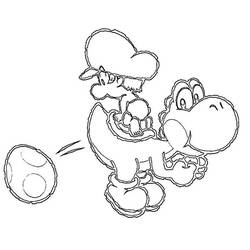 Página para colorir: Yoshi (Videogames) #113536 - Páginas para Colorir Imprimíveis Gratuitamente