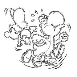 Página para colorir: Yoshi (Videogames) #113539 - Páginas para Colorir Imprimíveis Gratuitamente