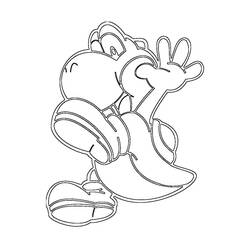 Página para colorir: Yoshi (Videogames) #113605 - Páginas para Colorir Imprimíveis Gratuitamente