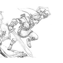 Desenhos para colorir: Zelda - Páginas para Colorir Imprimíveis Gratuitamente