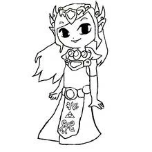 Desenho Zelda (Videogames) #113217 para imprimir e colorir