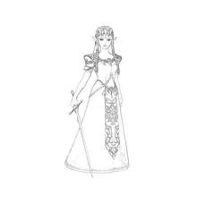 Desenho Zelda (Videogames) #113227 para imprimir e colorir