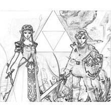 Desenho Zelda (Videogames) #113233 para imprimir e colorir