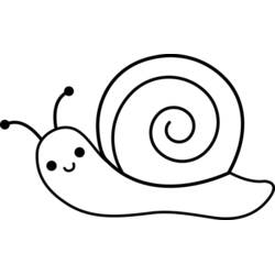 Caracol - Desenhos para colorir gratuitos