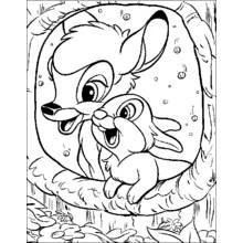 Corça - Desenhos para colorir gratuitos
