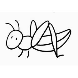 Gafanhoto - Desenhos para colorir gratuitos