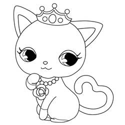 Gato - Desenhos para colorir gratuitos